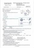 Đề thi Giữa kì 1 Sinh học 10 năm 2024-2025 trường THPT Dĩ An (Bình Dương)